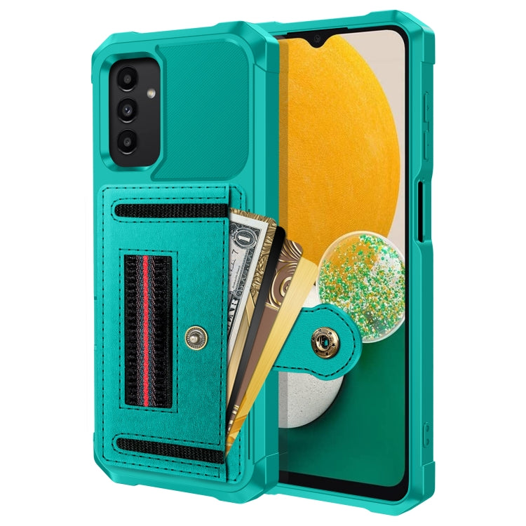 For Samsung Galaxy A13 5G/4G / A32 5G ZM06 Card Bag TPU + Leather Phone Case