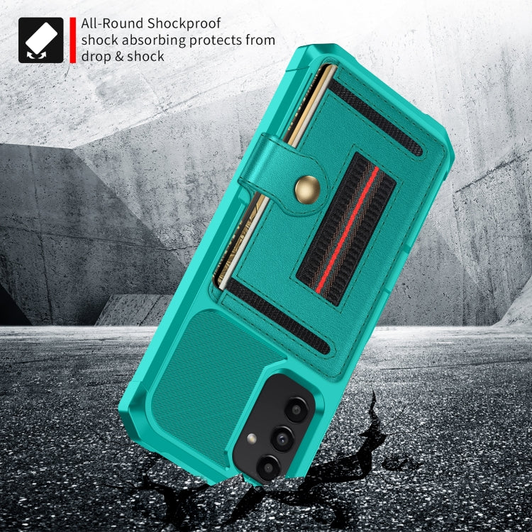For Samsung Galaxy A13 5G/4G / A32 5G ZM06 Card Bag TPU + Leather Phone Case