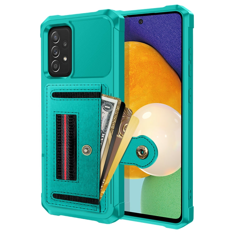 For Samsung Galaxy A33 5G ZM06 Card Bag TPU + Leather Phone Case