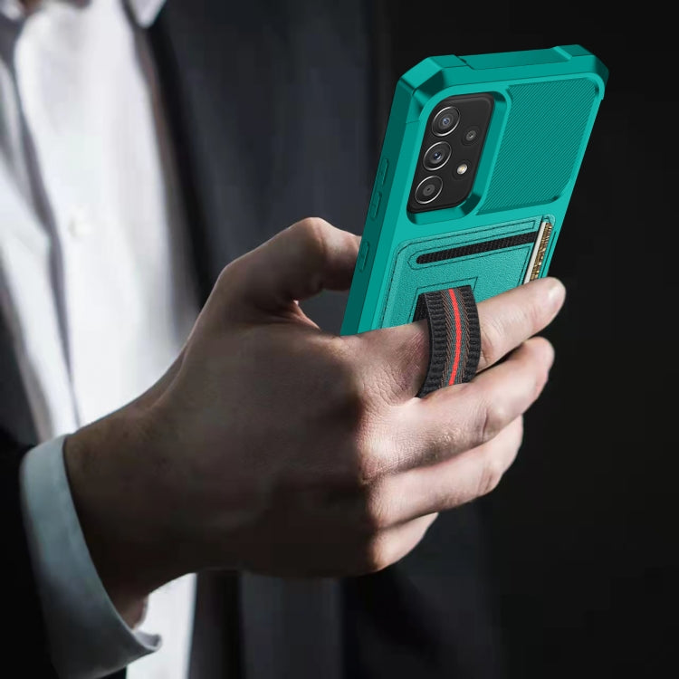 For Samsung Galaxy A53 5G ZM06 Card Bag TPU + Leather Phone Case
