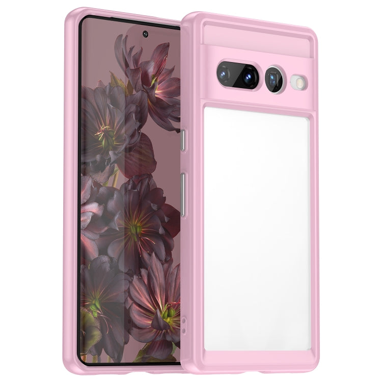 For Google Pixel 7 Pro 5G Colorful Series Acrylic + TPU Phone Case