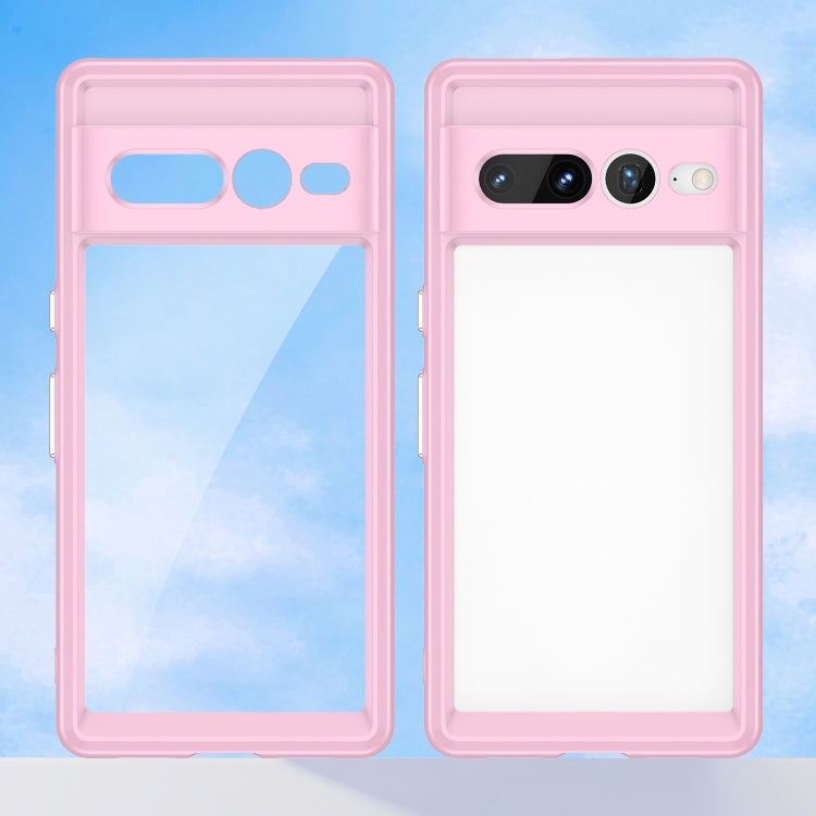 For Google Pixel 7 Pro 5G Colorful Series Acrylic + TPU Phone Case