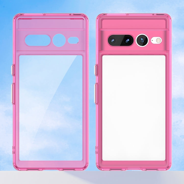 For Google Pixel 7 Pro 5G Colorful Series Acrylic + TPU Phone Case
