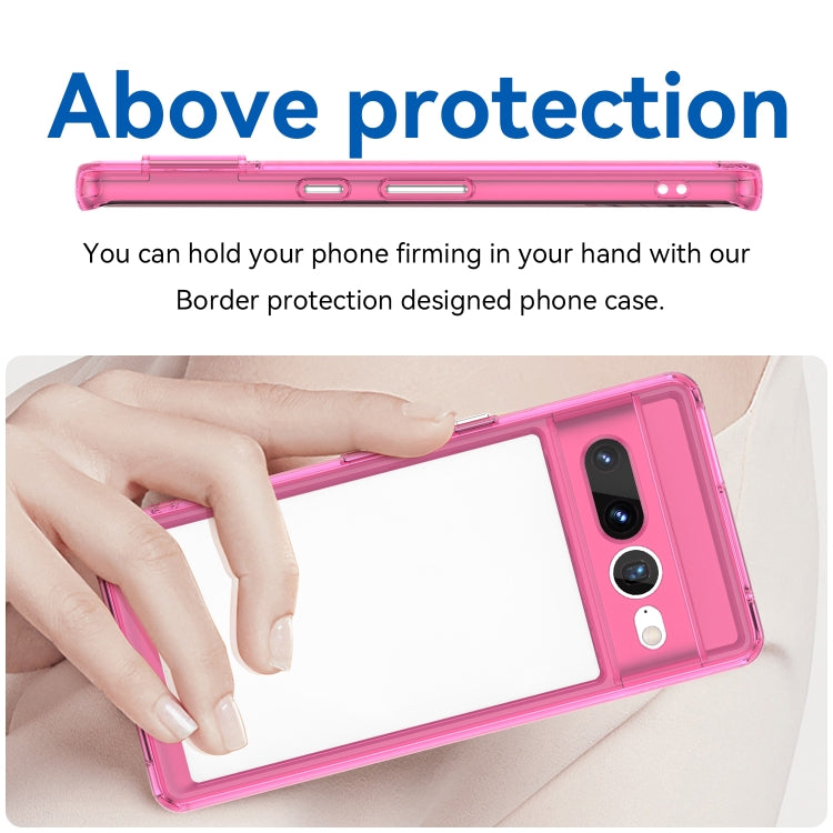 For Google Pixel 7 Pro 5G Colorful Series Acrylic + TPU Phone Case