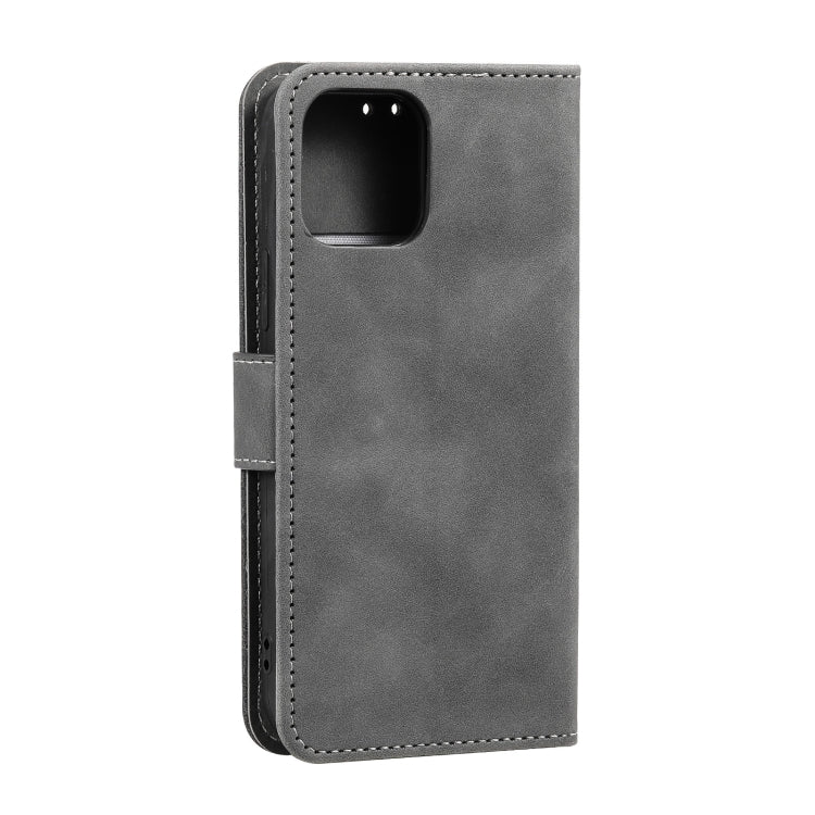 For iPhone 14 Stitching Calf Texture Leather Case