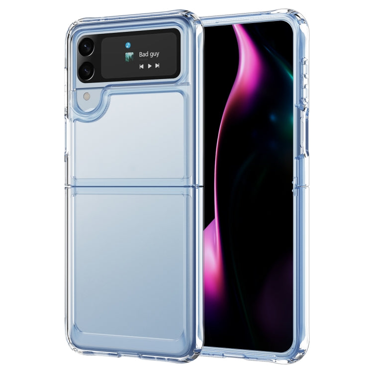 For Samsung Galaxy Z Flip4 PC + TPU Transparent Protective Phone Case(Transparent)