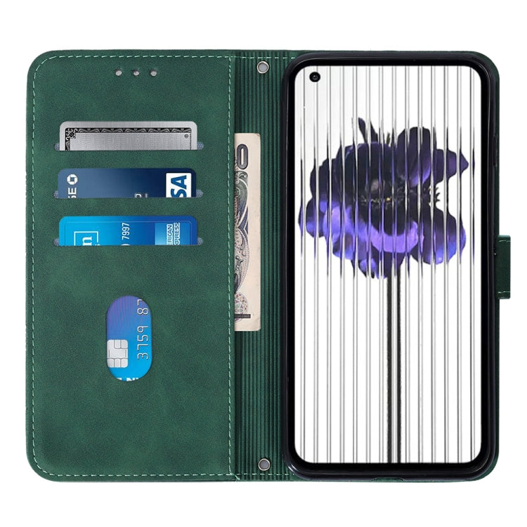 For Nothing Phone 1 Crossbody 3D Embossed Flip Leather Phone Case