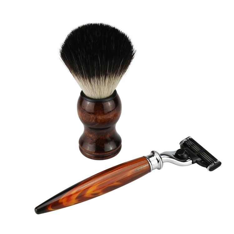 FK-16 Men Manual Shaving Razor Kit with Shaving Brush / Bowl / Brush Stand / Blades