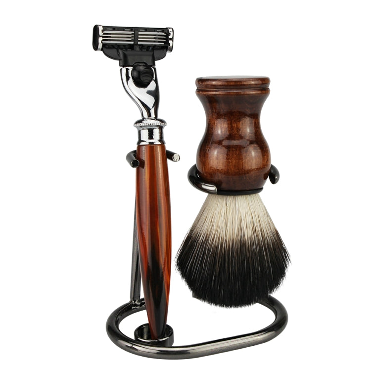 FK-16 Men Manual Shaving Razor Kit with Shaving Brush / Bowl / Brush Stand / Blades