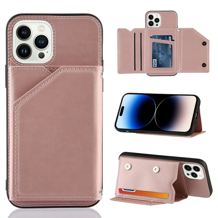 For iPhone 14 Pro Skin Feel PU + TPU + PC Back Cover Shockproof Case