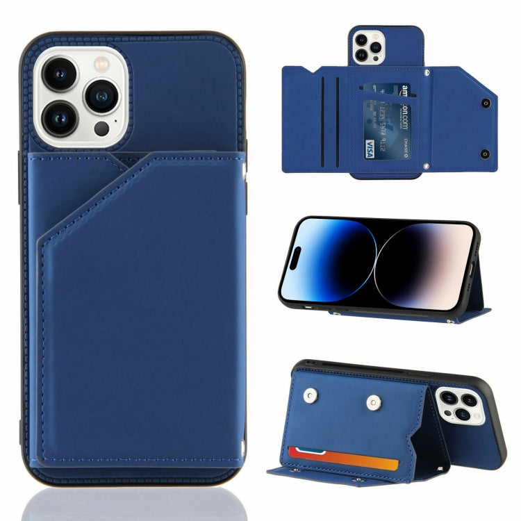 For iPhone 14 Pro Max Skin Feel PU + TPU + PC Back Cover Shockproof Case