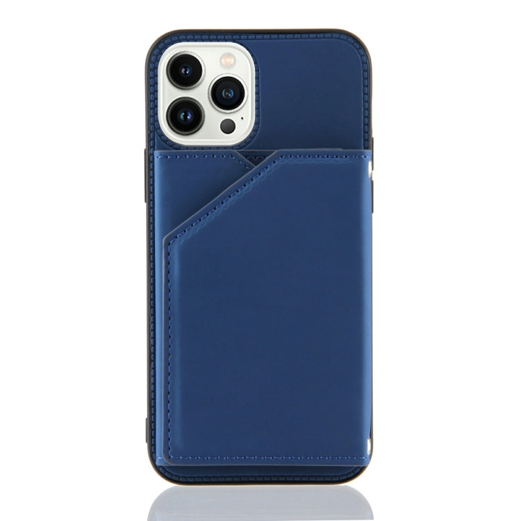 For iPhone 14 Pro Max Skin Feel PU + TPU + PC Back Cover Shockproof Case