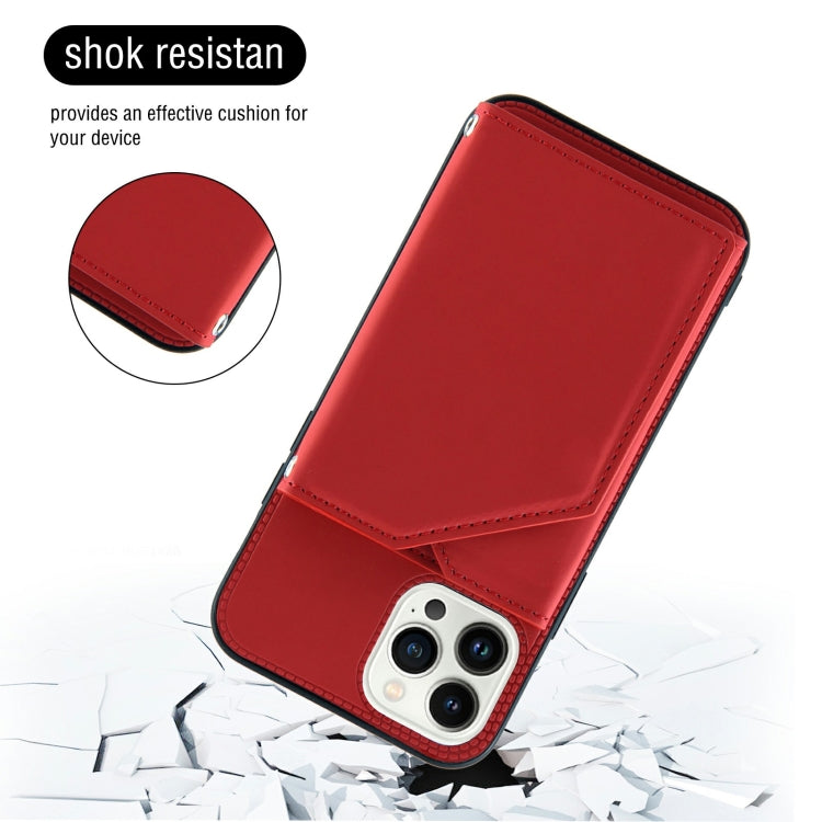 For iPhone 14 Pro Max Skin Feel PU + TPU + PC Back Cover Shockproof Case