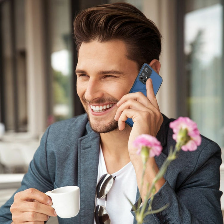 For Xiaomi Redmi Note 11 5G/Poco M4 Pro 5G Skin Feel PU + TPU + PC Back Cover Shockproof Case