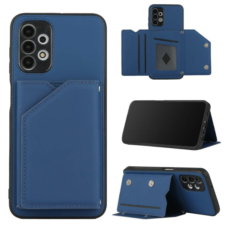 For Samsung Galaxy A13 4G Skin Feel PU + TPU + PC Back Cover Shockproof Case