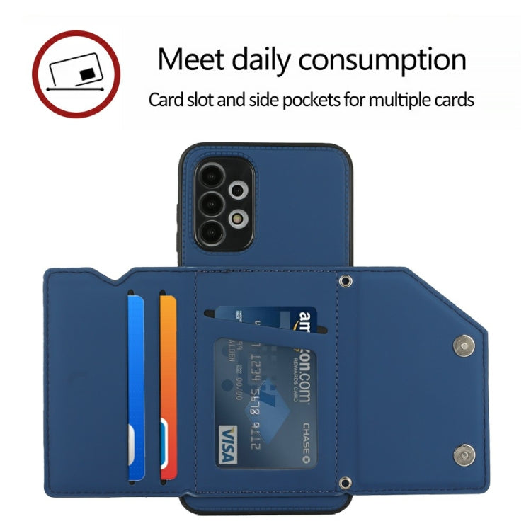 For Samsung Galaxy A13 4G Skin Feel PU + TPU + PC Back Cover Shockproof Case