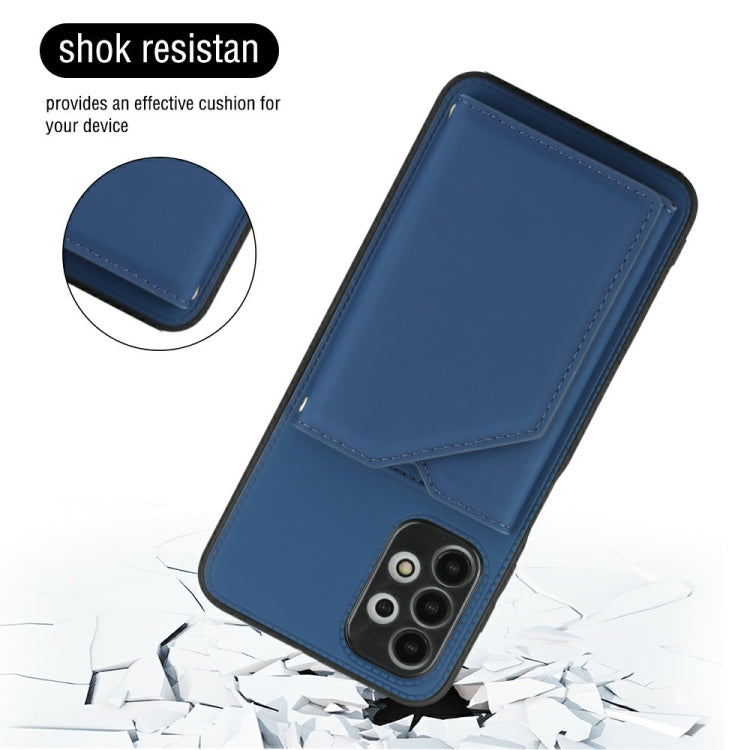 For Samsung Galaxy A13 4G Skin Feel PU + TPU + PC Back Cover Shockproof Case