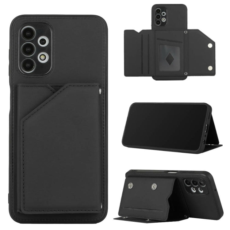 For Samsung Galaxy A13 4G Skin Feel PU + TPU + PC Back Cover Shockproof Case