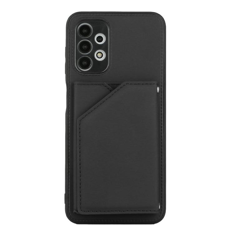 For Samsung Galaxy A13 4G Skin Feel PU + TPU + PC Back Cover Shockproof Case