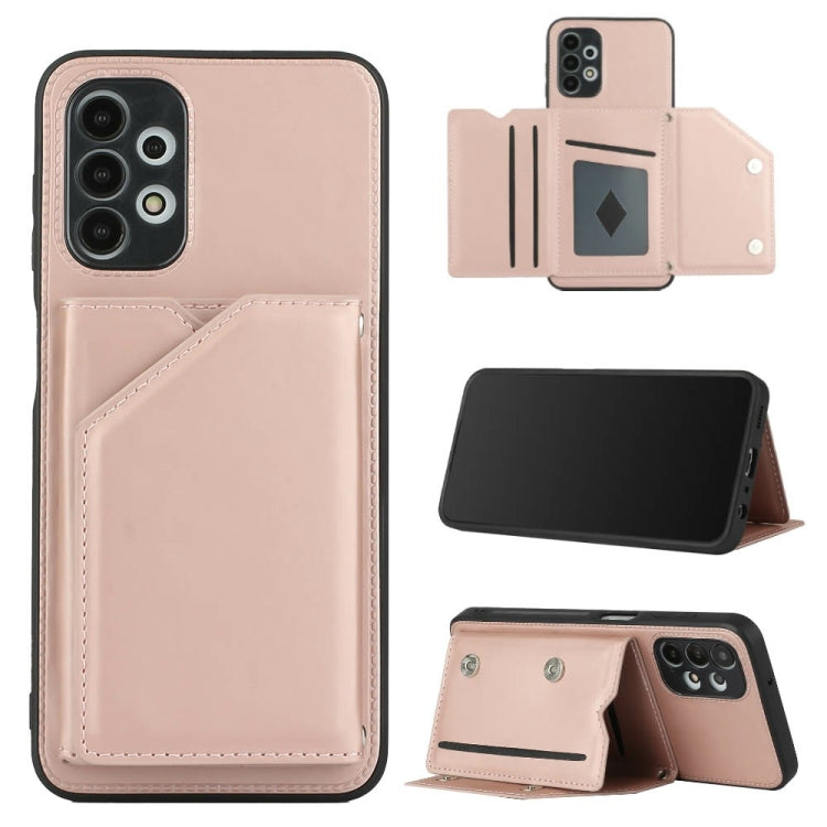 For Samsung Galaxy A13 4G Skin Feel PU + TPU + PC Back Cover Shockproof Case