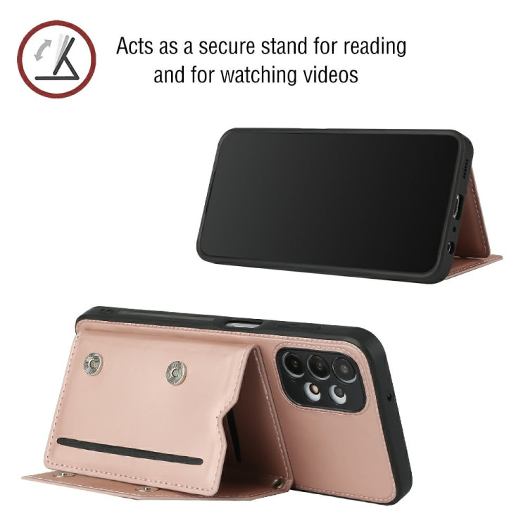 For Samsung Galaxy A13 4G Skin Feel PU + TPU + PC Back Cover Shockproof Case