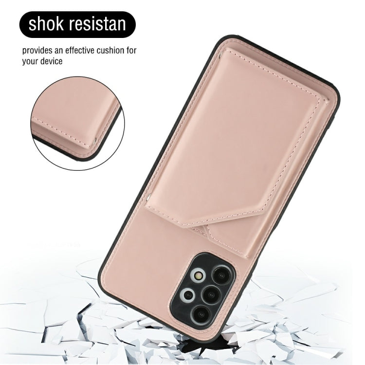 For Samsung Galaxy A13 4G Skin Feel PU + TPU + PC Back Cover Shockproof Case