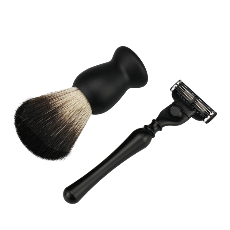 FK-17 Men Manual Shaving Razor Kit with Shaving Brush / Bowl / Brush Stand / Blades