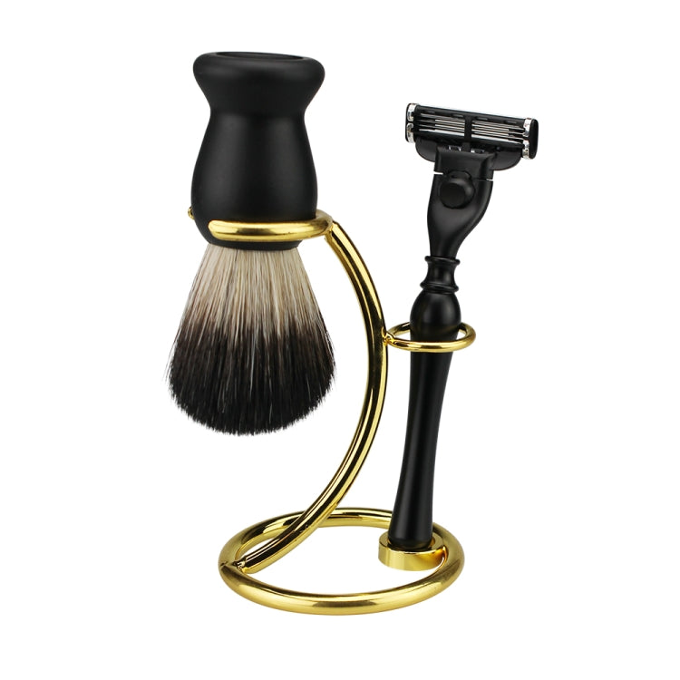 FK-17 Men Manual Shaving Razor Kit with Shaving Brush / Bowl / Brush Stand / Blades