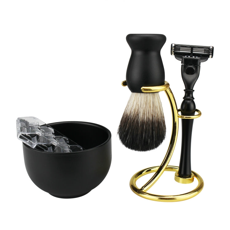 FK-17 Men Manual Shaving Razor Kit with Shaving Brush / Bowl / Brush Stand / Blades