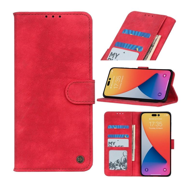For iPhone 14 Pro Max Antelope Texture Leather Case