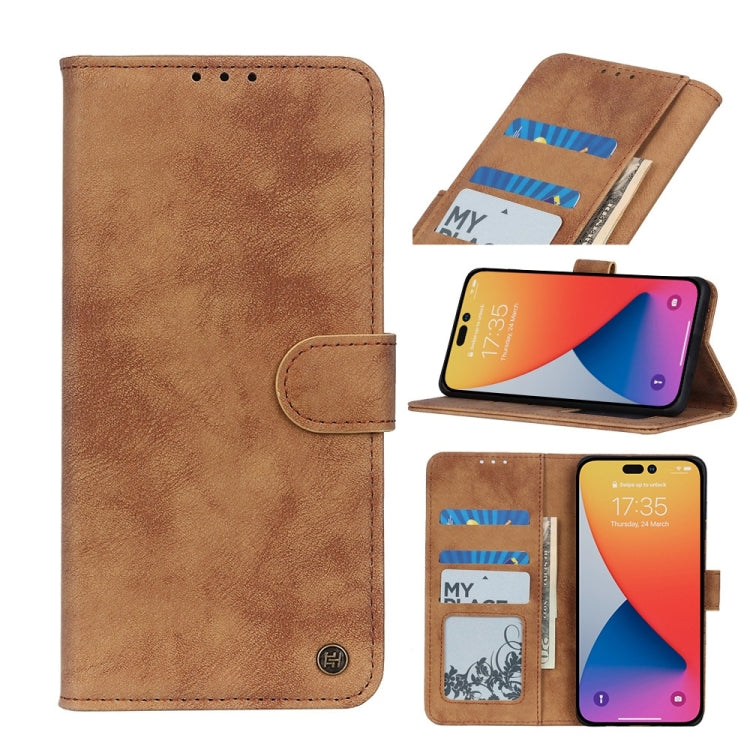 For iPhone 14 Pro Max Antelope Texture Leather Case