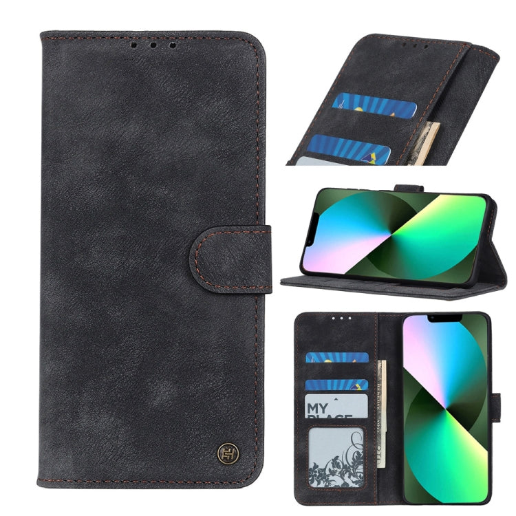 For iPhone 14 Plus Antelope Texture Leather Case