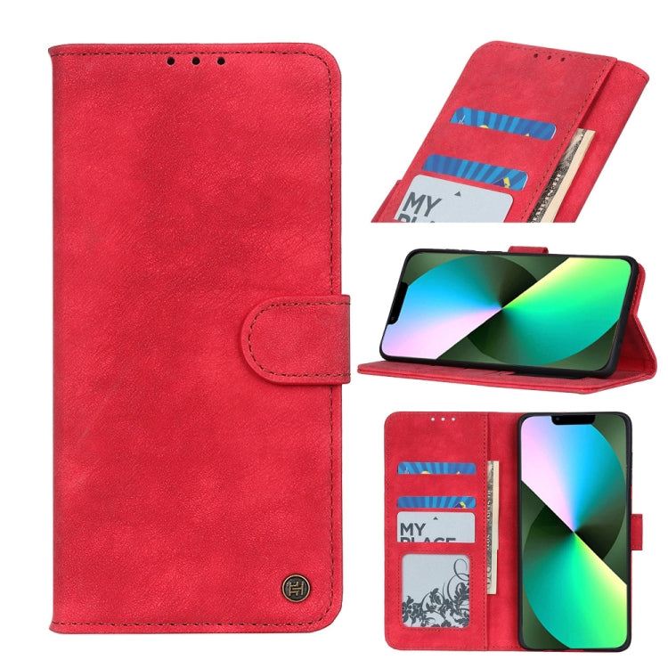 For iPhone 14 Plus Antelope Texture Leather Case