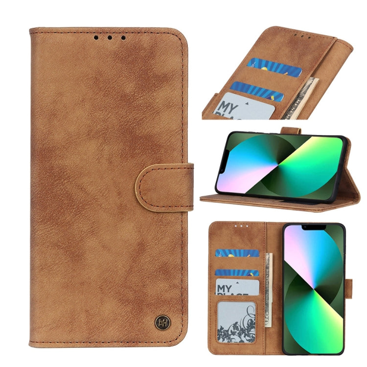 For iPhone 14 Plus Antelope Texture Leather Case