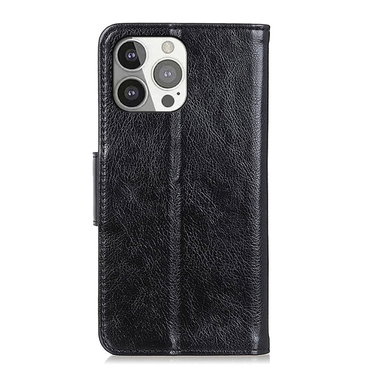 For iPhone 14 Pro Max Nappa Texture Leather Case