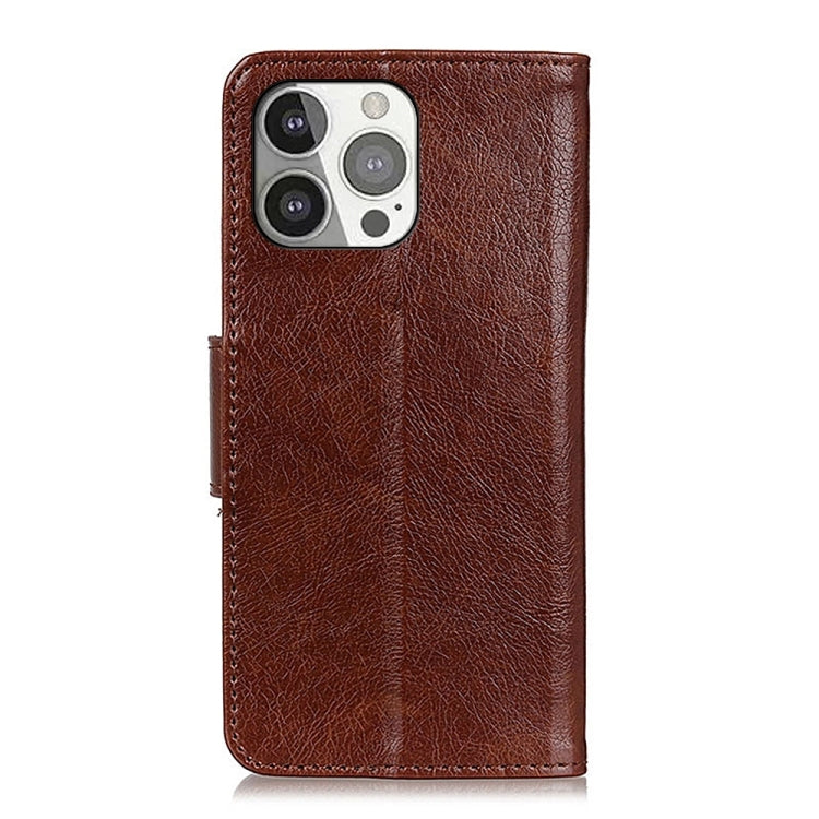 For iPhone 14 Pro Max Nappa Texture Leather Case