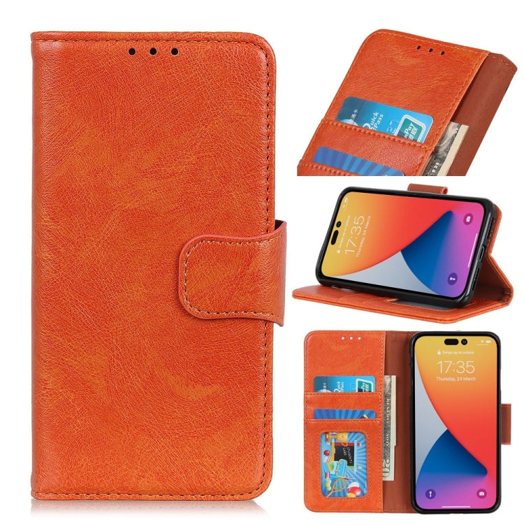 For iPhone 14 Pro Nappa Texture Leather Case