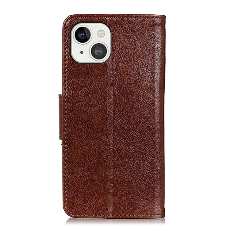 For iPhone 14 Nappa Texture Leather Case