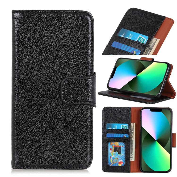 For iPhone 14 Plus Nappa Texture Leather Case