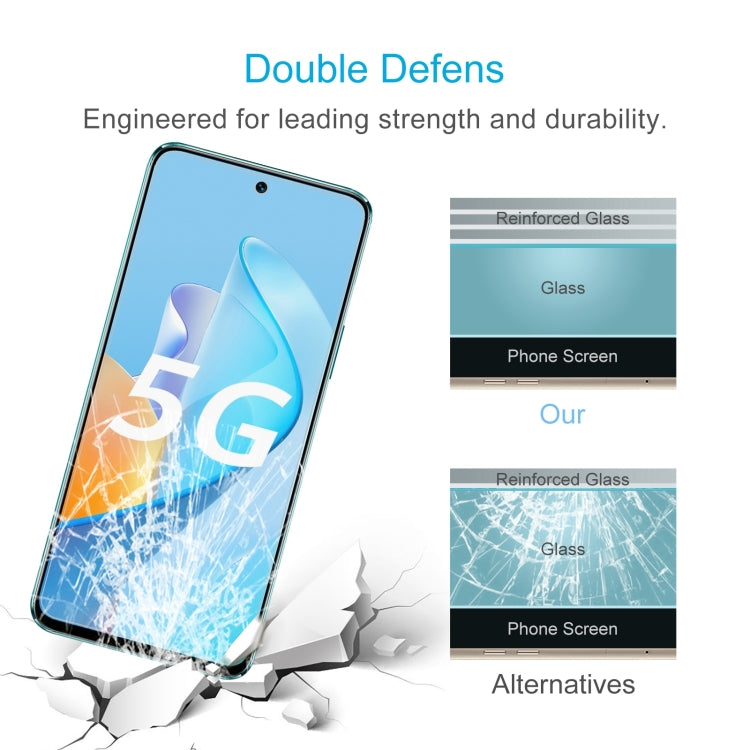 50 PCS 0.26mm 9H 2.5D Tempered Glass Film For Huawei Nzone S7 Pro 5G