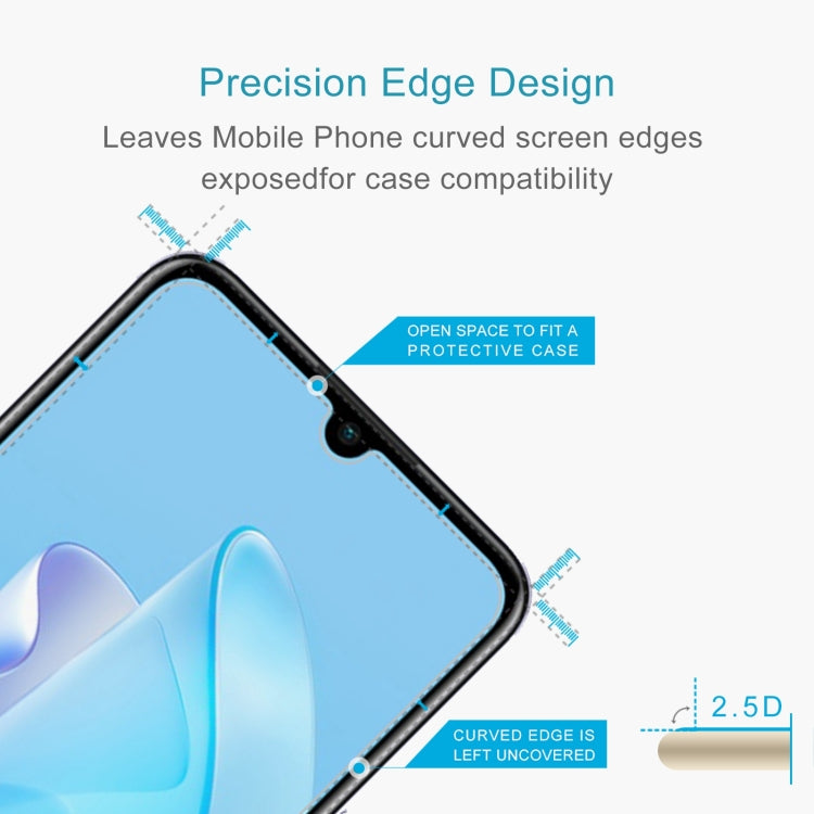 50 PCS 0.26mm 9H 2.5D Tempered Glass Film For Huawei Nzone S7 Pro+ 5G