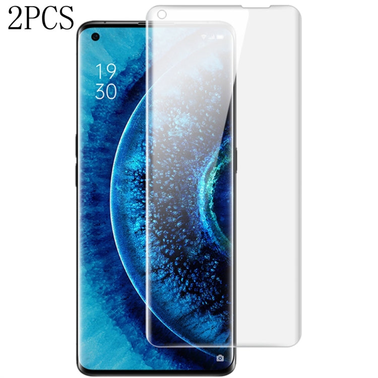 2 PCS IMAK Curved Full Screen Hydrogel Film Front Protector for OPPO Find X2
