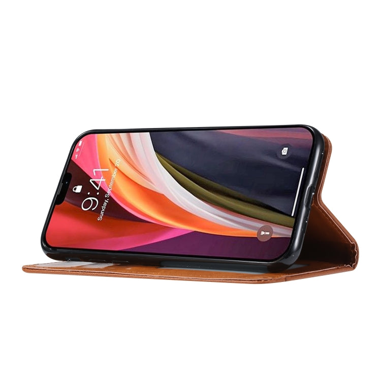 For iPhone 14 Pro Max Knead Skin Texture Leather Case