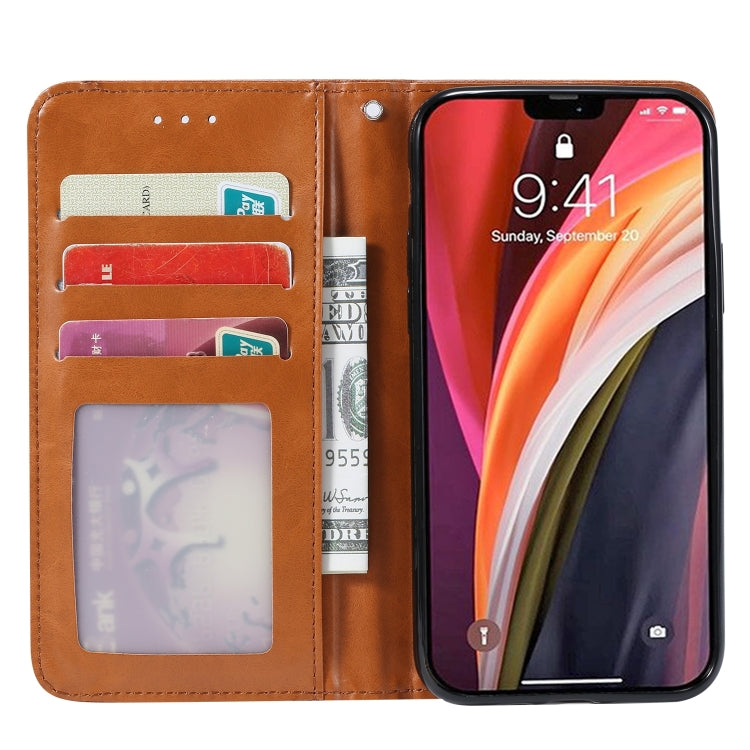 For iPhone 14 Pro Max Knead Skin Texture Leather Case