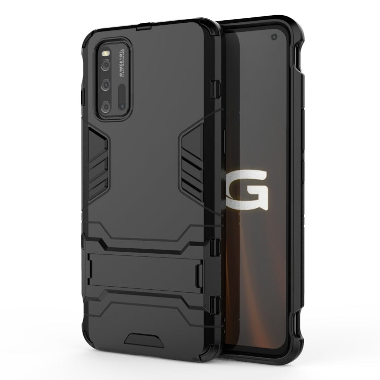 For Vivo IQOO3 Shockproof PC + TPU Protective Case with Invisible Holder