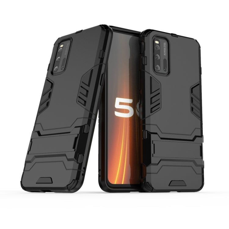 For Vivo IQOO3 Shockproof PC + TPU Protective Case with Invisible Holder