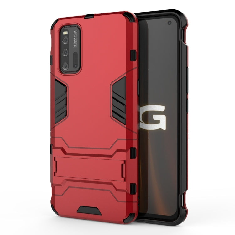 For Vivo IQOO3 Shockproof PC + TPU Protective Case with Invisible Holder