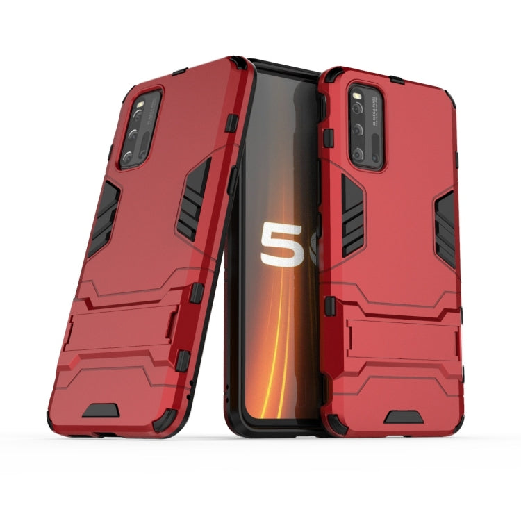 For Vivo IQOO3 Shockproof PC + TPU Protective Case with Invisible Holder