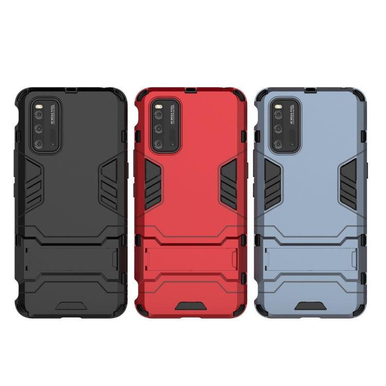 For Vivo IQOO3 Shockproof PC + TPU Protective Case with Invisible Holder