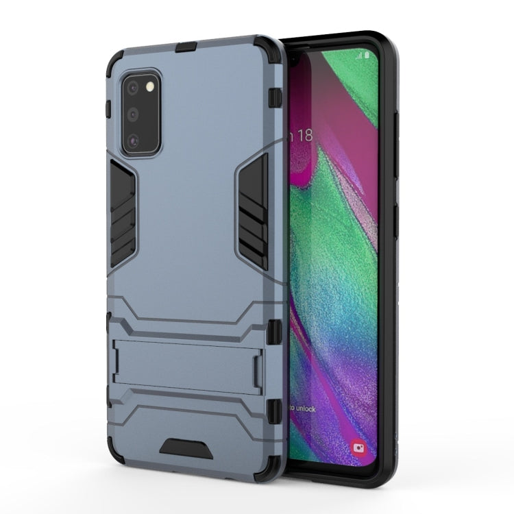 Galaxy A41 Shockproof PC + TPU Protective Case with Invisible Holder